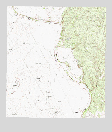 Big Apache Hill, TX USGS Topographic Map