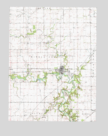 Potomac, IL USGS Topographic Map