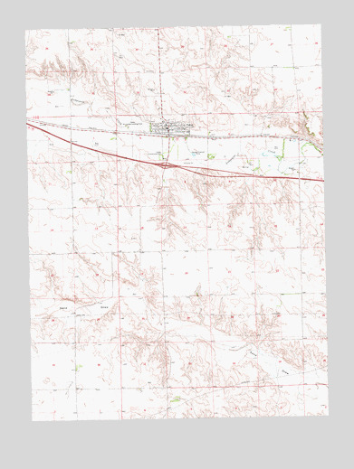 Potter, NE USGS Topographic Map