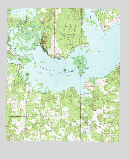 Potters Point, TX USGS Topographic Map