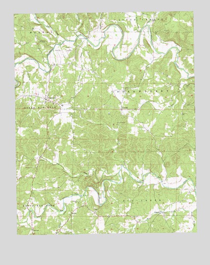 Poughkeepsie, AR USGS Topographic Map