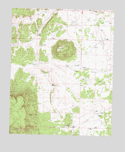 Poverty Knoll, AZ USGS Topographic Map