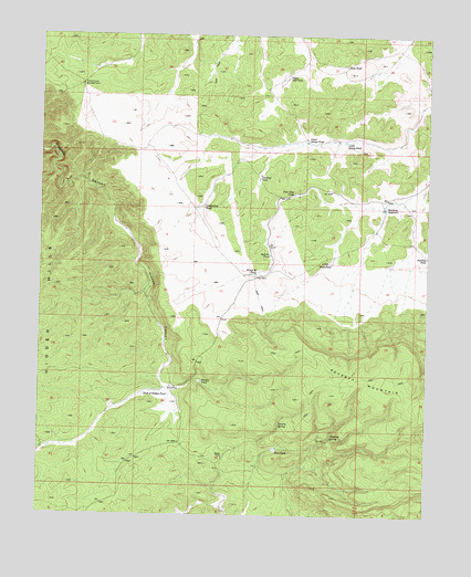 Poverty Spring, AZ USGS Topographic Map