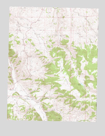 Powderhorn, CO USGS Topographic Map