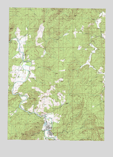 Powers, OR USGS Topographic Map