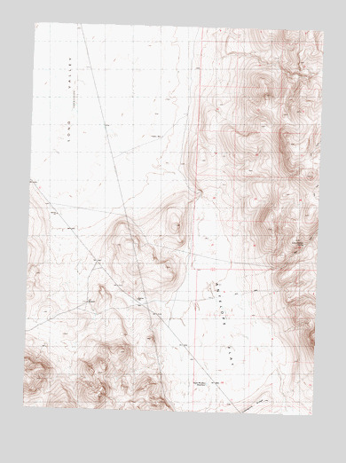 Powers Well, NV USGS Topographic Map