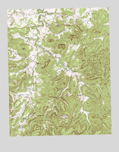 Powersburg, KY USGS Topographic Map