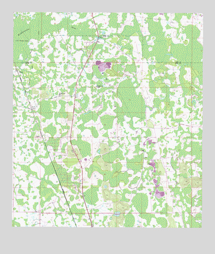 Poyner, FL USGS Topographic Map