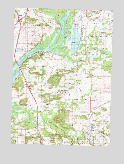 Poynette, WI USGS Topographic Map
