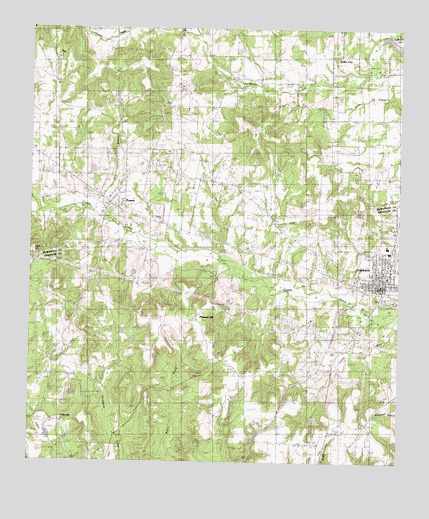 Poynor, TX USGS Topographic Map