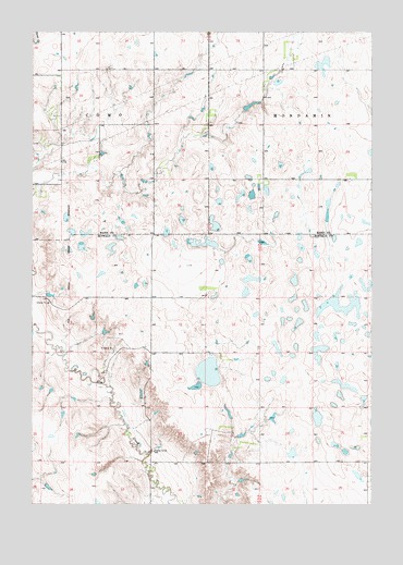Prairie Center School, SD USGS Topographic Map