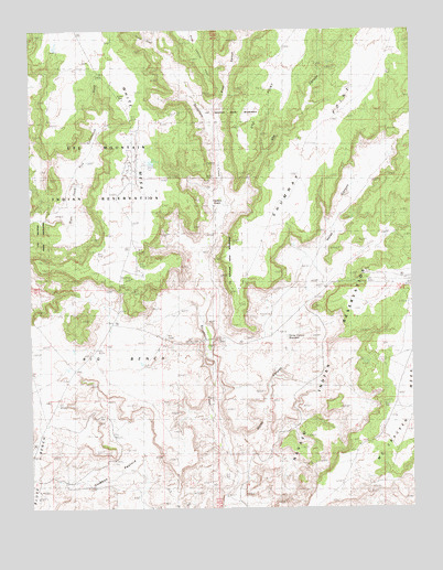 Big Bench, UT USGS Topographic Map