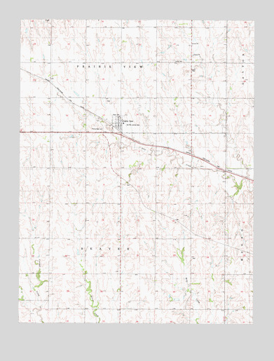 Prairie View, KS USGS Topographic Map