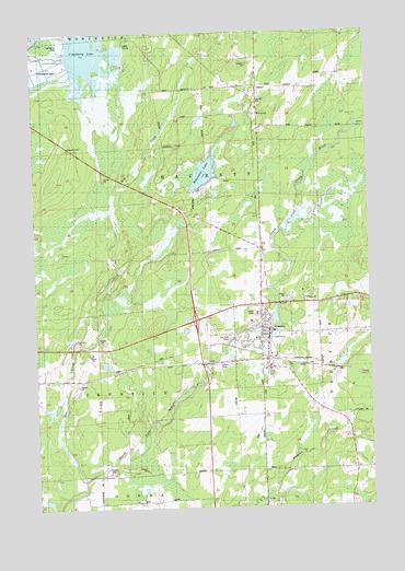 Prentice, WI USGS Topographic Map