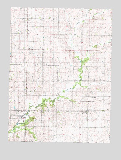 Prescott, IA USGS Topographic Map