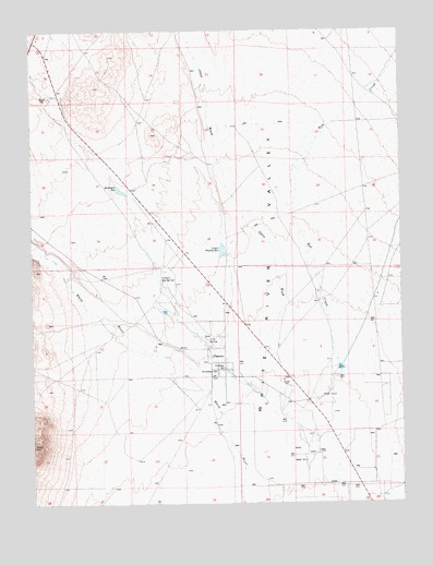 Preston, NV USGS Topographic Map