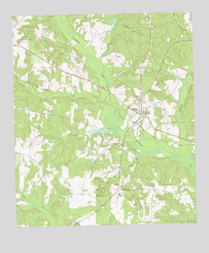Preston, GA USGS Topographic Map