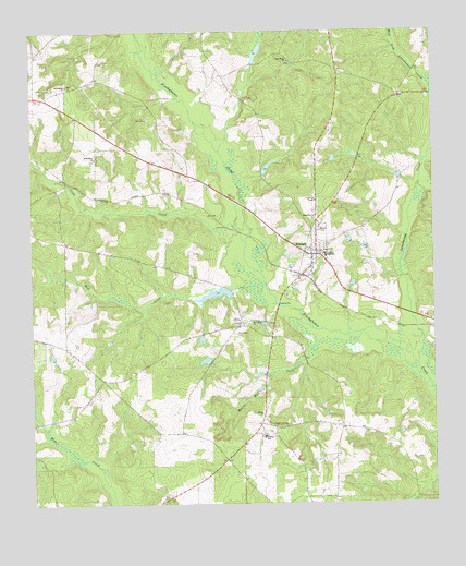 Preston, GA USGS Topographic Map
