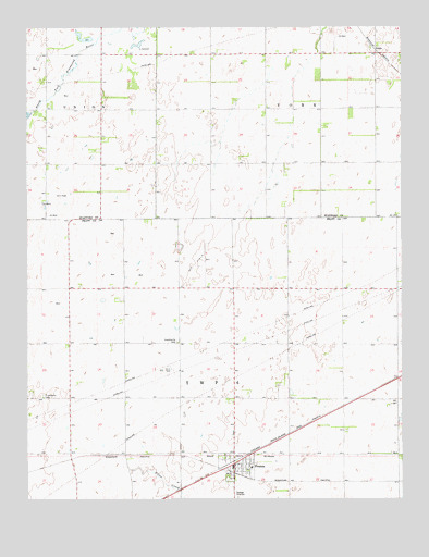 Preston, KS USGS Topographic Map