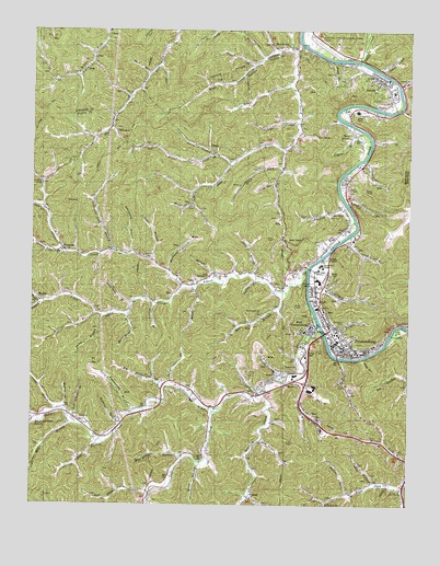 Prestonsburg, KY USGS Topographic Map
