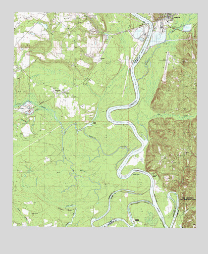 Prestwick, AL USGS Topographic Map