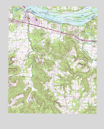 Pride, AL USGS Topographic Map