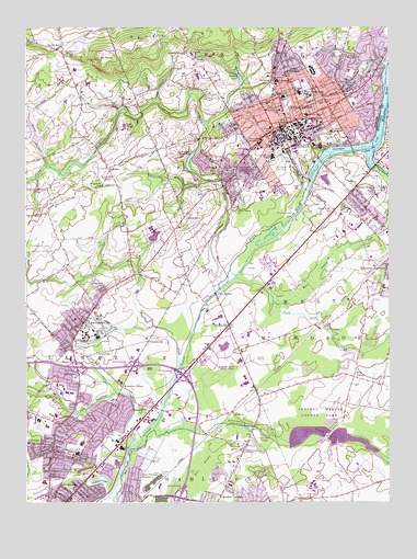 Princeton, NJ USGS Topographic Map