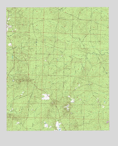 Princeton East, AR USGS Topographic Map