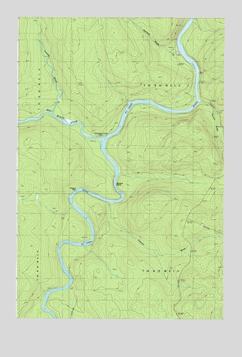 Big Black Rapids, ME USGS Topographic Map