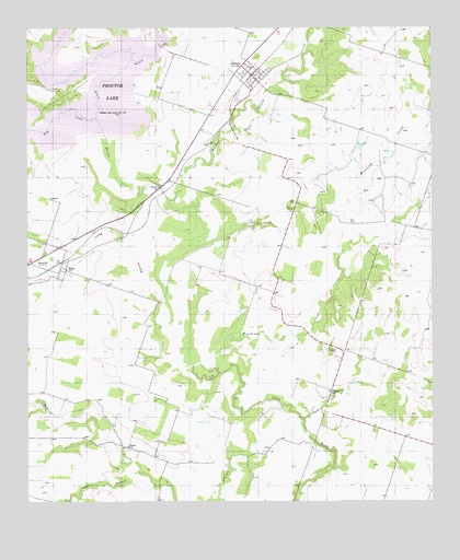 Proctor, TX USGS Topographic Map