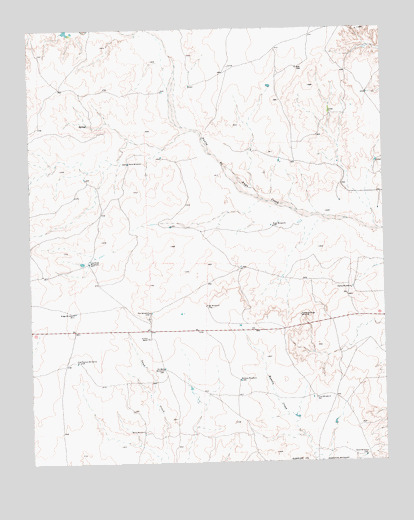 Proctor Ranch, TX USGS Topographic Map