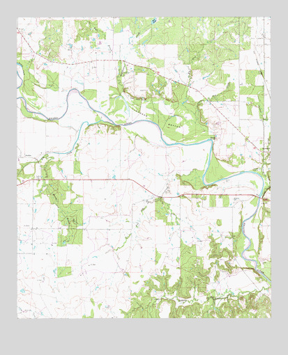 Proffitt, TX USGS Topographic Map