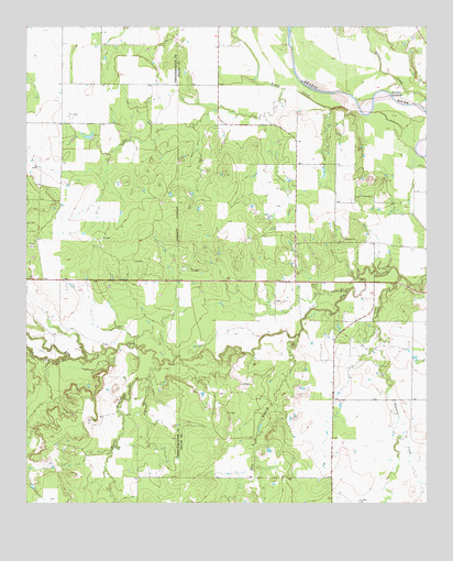 Proffitt Crossing, TX USGS Topographic Map