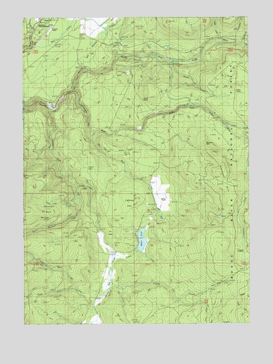 Prospect South, OR USGS Topographic Map