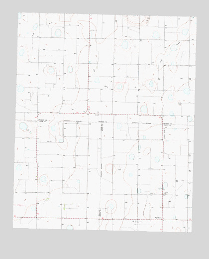 Providence, TX USGS Topographic Map