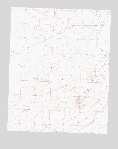 Pueblo Bonito NW, NM USGS Topographic Map