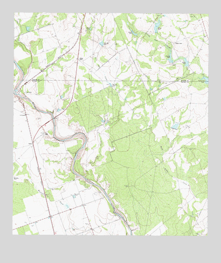 Pulliam Ranch, TX USGS Topographic Map