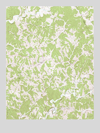 Pullman, WV USGS Topographic Map