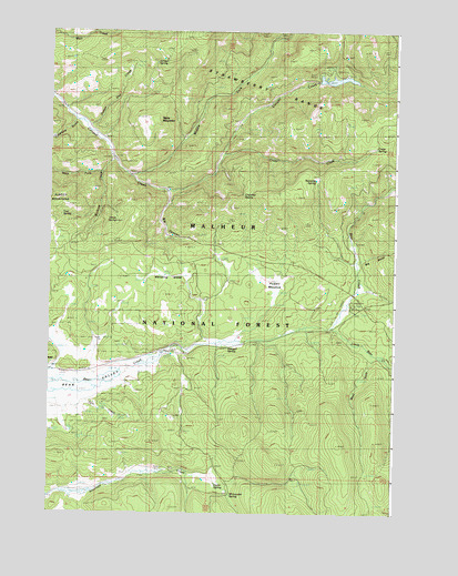 Big Canyon, OR USGS Topographic Map