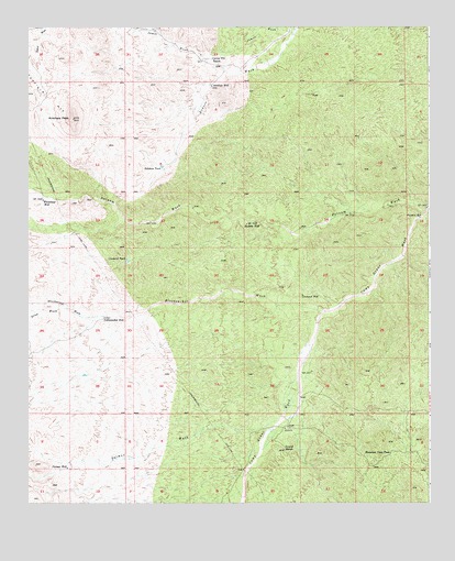 Putnam Wash, AZ USGS Topographic Map