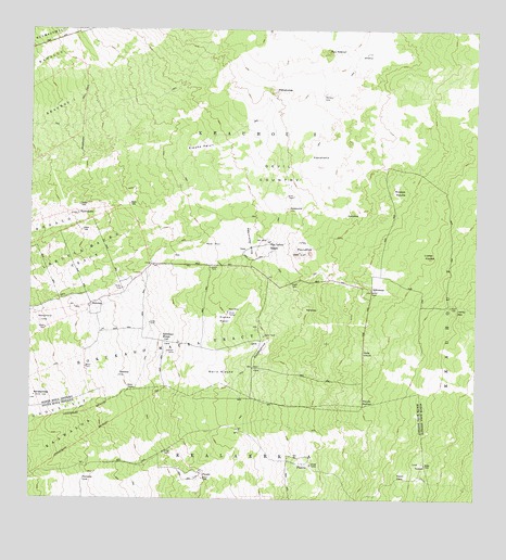 Puulehua, HI USGS Topographic Map