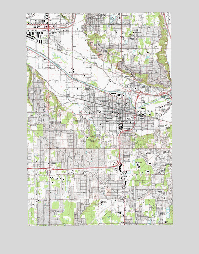 Puyallup, WA USGS Topographic Map
