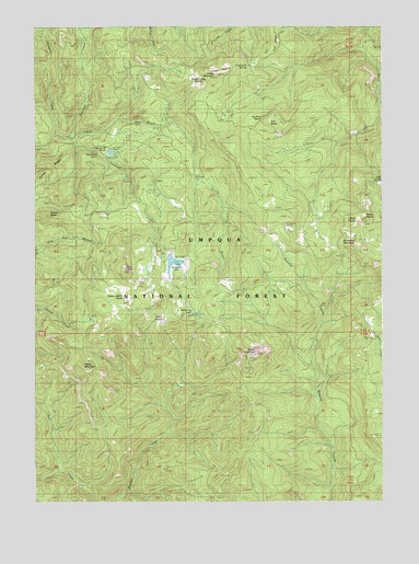 Quartz Mountain, OR USGS Topographic Map