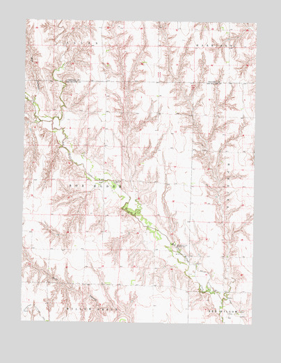 Quick SE, NE USGS Topographic Map