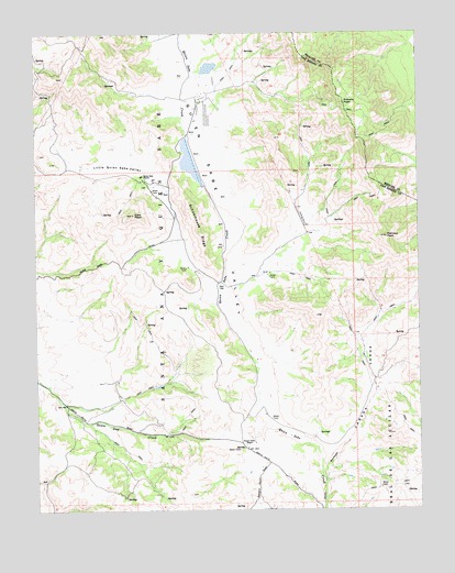 Quien Sabe Valley, CA USGS Topographic Map