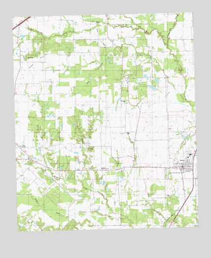Quinlan, TX USGS Topographic Map