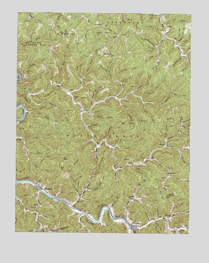 Big Creek, WV USGS Topographic Map