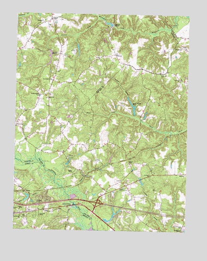 Quinton, VA USGS Topographic Map