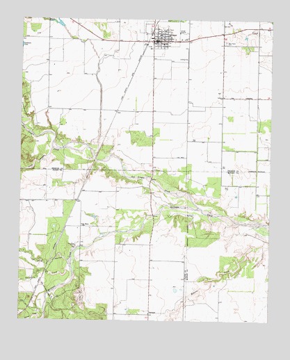 Quitaque, TX USGS Topographic Map