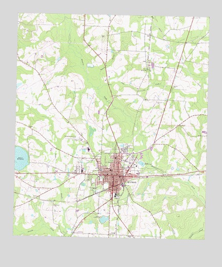 Quitman, GA USGS Topographic Map